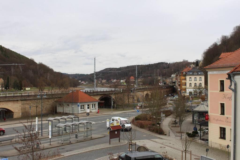 Elbtalblick Koenigstein Im Deutschen Hausアパートメント エクステリア 写真